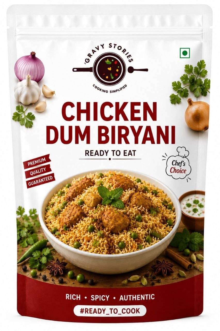 Gravy Stories Chicken Biryani (285 gms) - Ready to eat