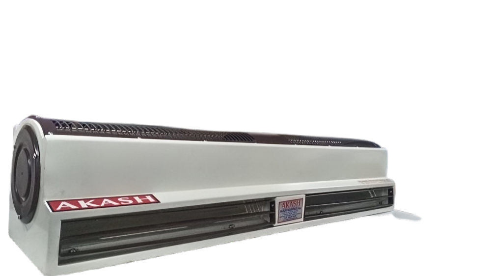 Industrial Air Curtain 3FT | Powder Coated | EHV 16-18 m/s Airflow | Match Motors