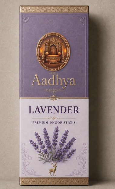 Aadhya Lavender Luxury Dhoop Sticks