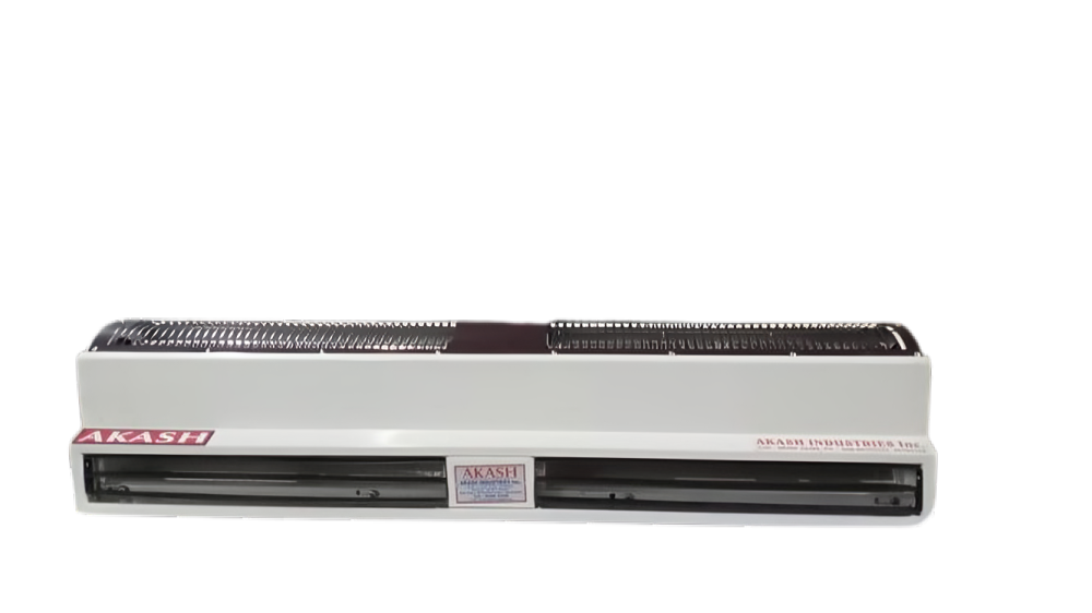 Industrial Air Curtain 4FT | Powder Coated | EHV 16-18 m/s Airflow | Match Motors