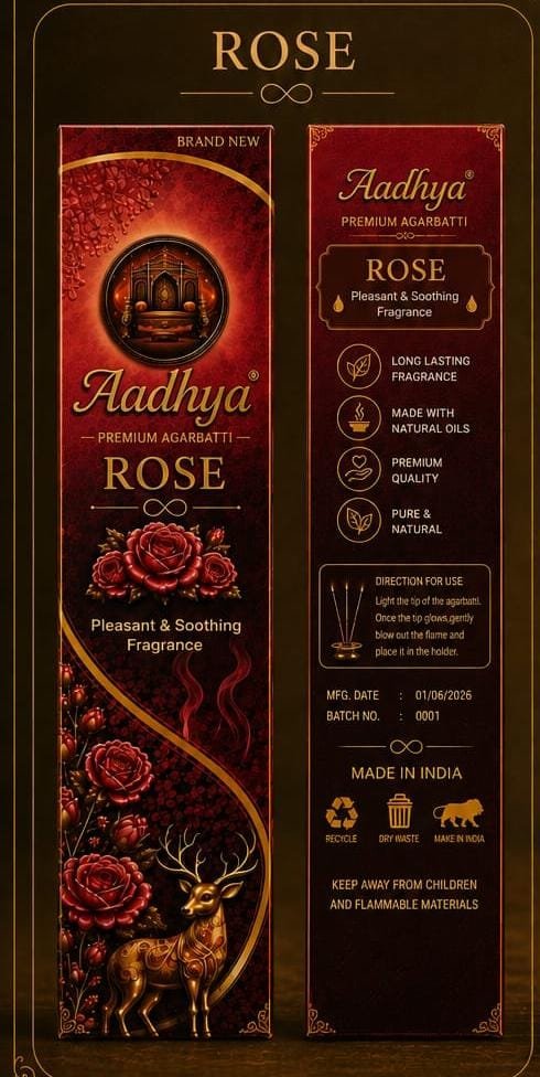 Aadhya Rose Premium Agarbatti